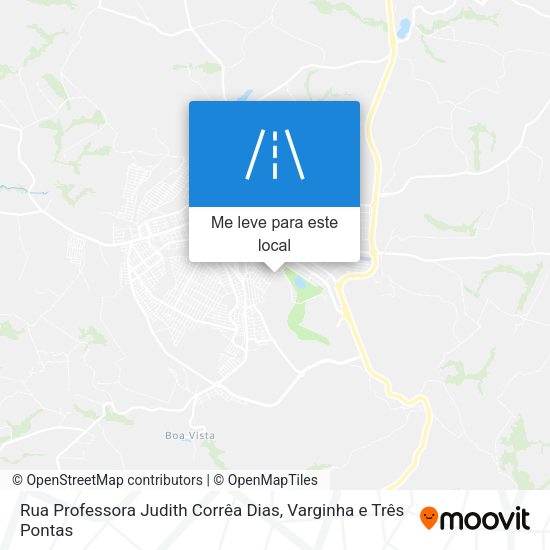 Rua Professora Judith Corrêa Dias mapa