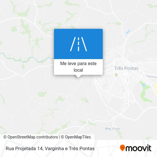 Rua Projetada 14 mapa