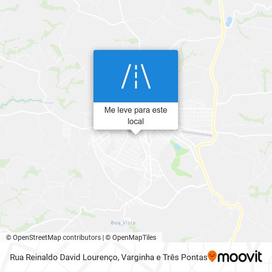 Rua Reinaldo David Lourenço mapa