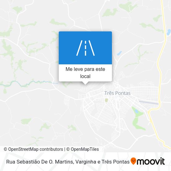 Rua Sebastião De O. Martins mapa