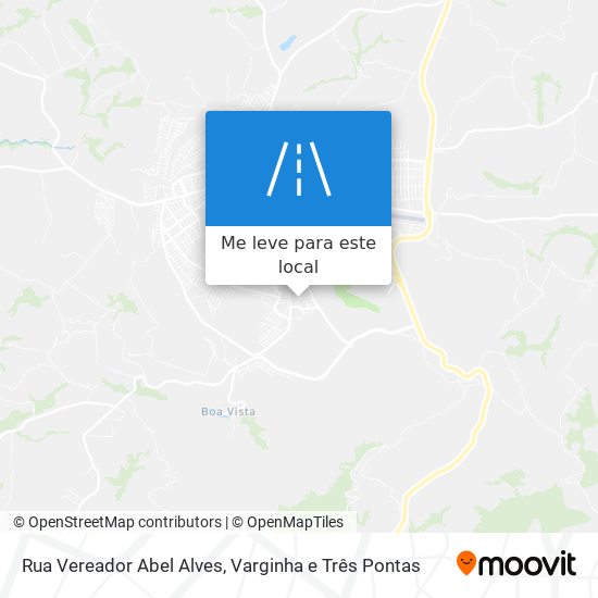 Rua Vereador Abel Alves mapa