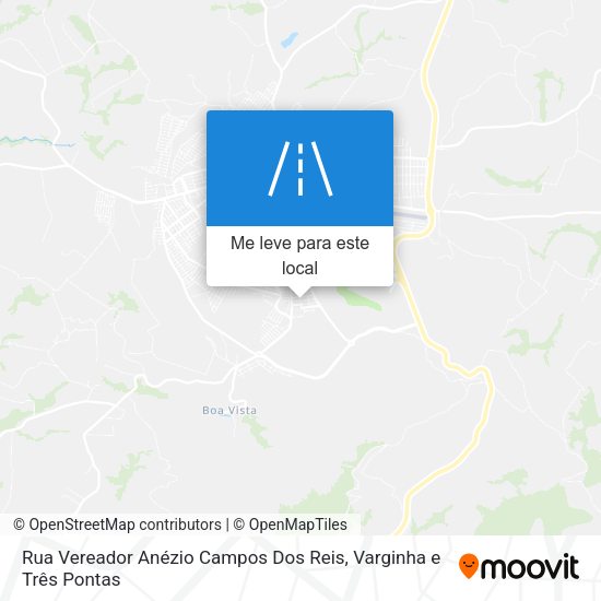 Rua Vereador Anézio Campos Dos Reis mapa