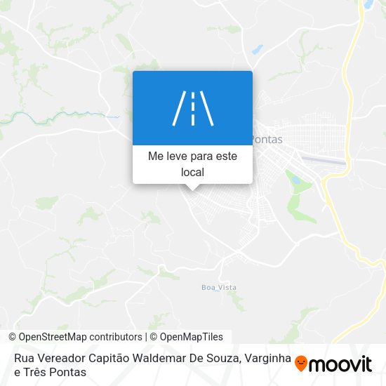 Rua Vereador Capitão Waldemar De Souza mapa
