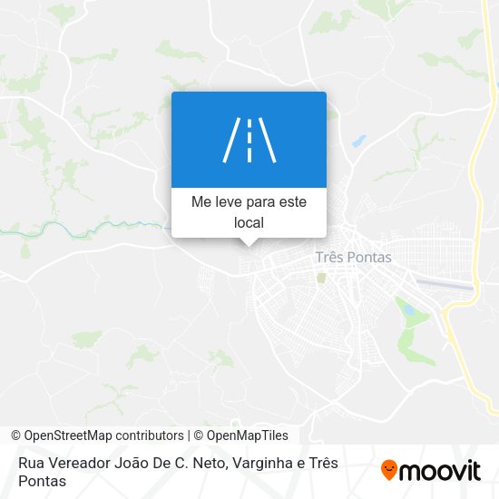 Rua Vereador João De C. Neto mapa