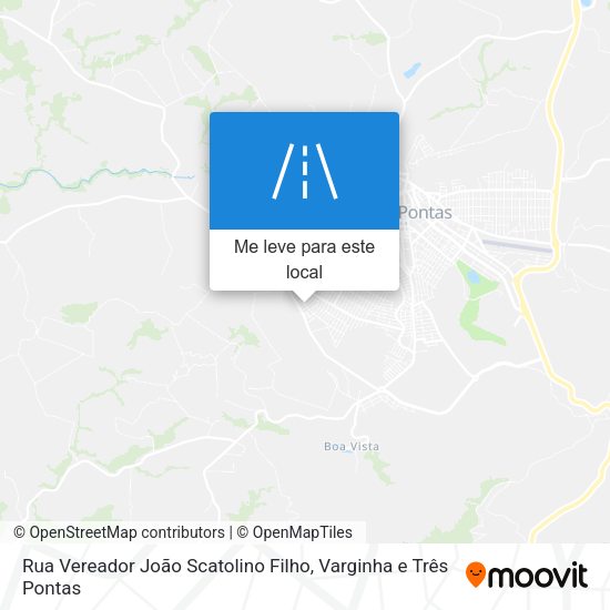 Rua Vereador João Scatolino Filho mapa