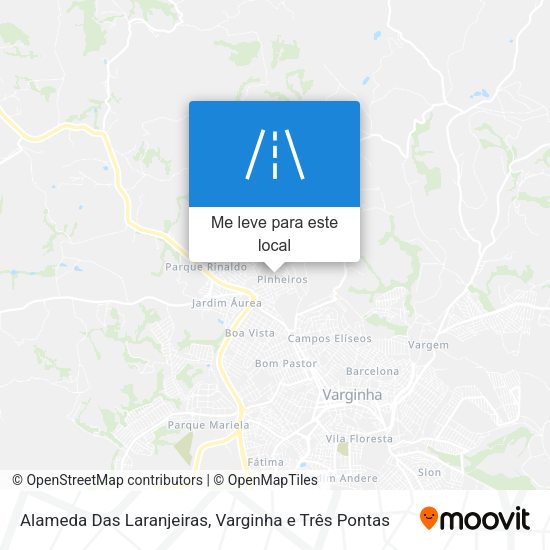 Alameda Das Laranjeiras mapa