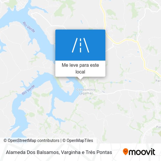 Alameda Dos Balsamos mapa