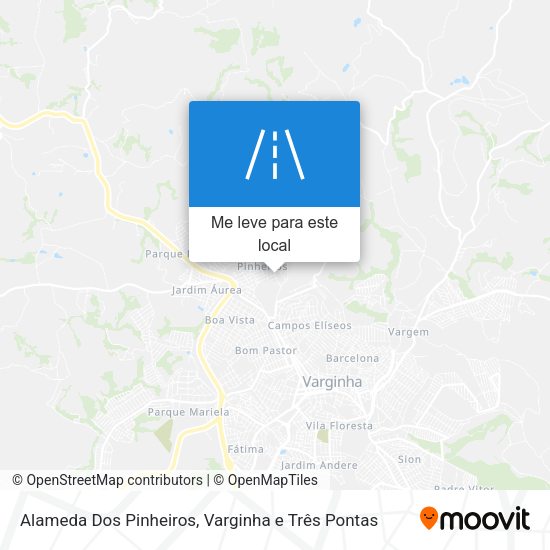 Alameda Dos Pinheiros mapa