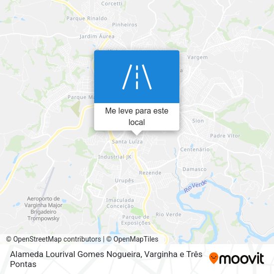 Alameda Lourival Gomes Nogueira mapa