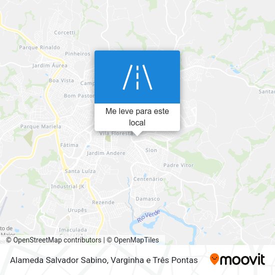 Alameda Salvador Sabino mapa