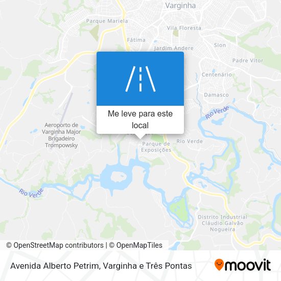 Avenida Alberto Petrim mapa