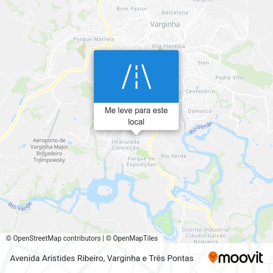 Avenida Aristides Ribeiro mapa