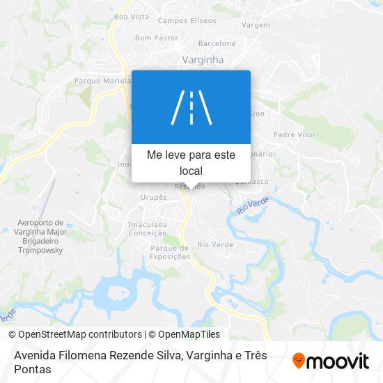 Avenida Filomena Rezende Silva mapa