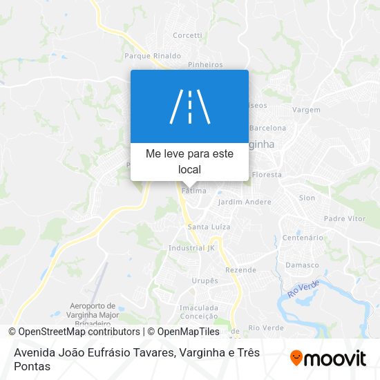 Avenida João Eufrásio Tavares mapa