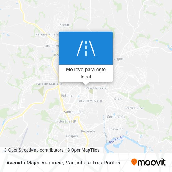 Avenida Major Venâncio mapa