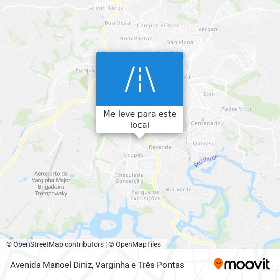 Avenida Manoel Diniz mapa