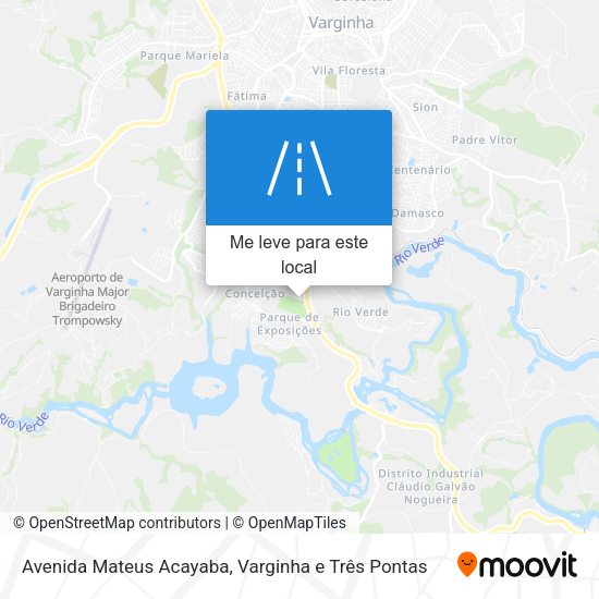 Avenida Mateus Acayaba mapa