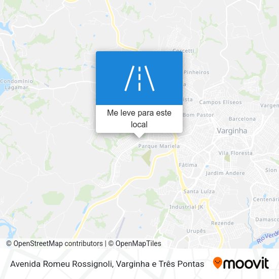 Avenida Romeu Rossignoli mapa