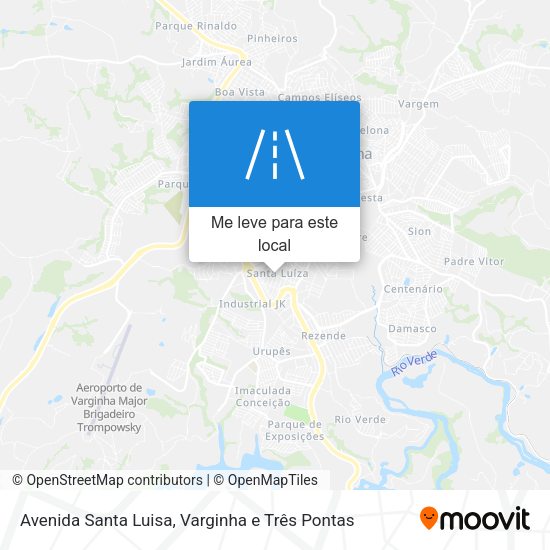 Avenida Santa Luisa mapa