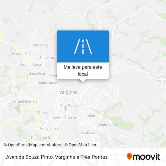 Avenida Souza Pinto mapa