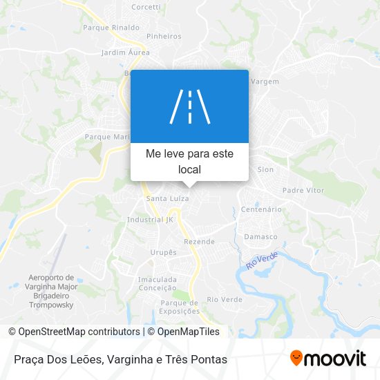 Praça Dos Leões mapa