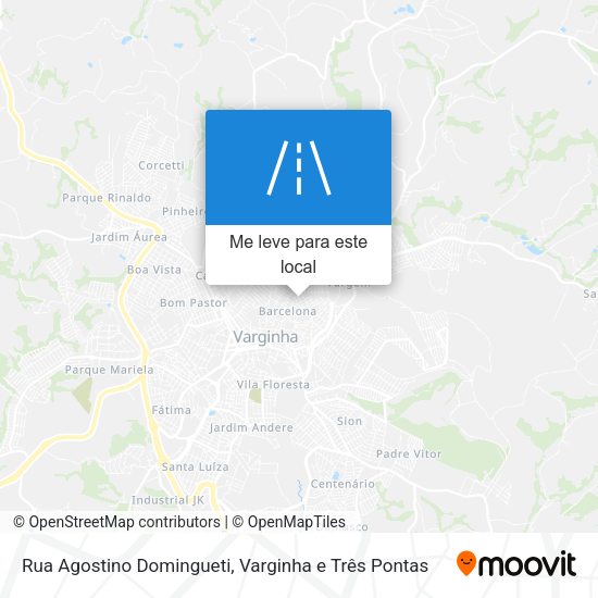 Rua Agostino Domingueti mapa