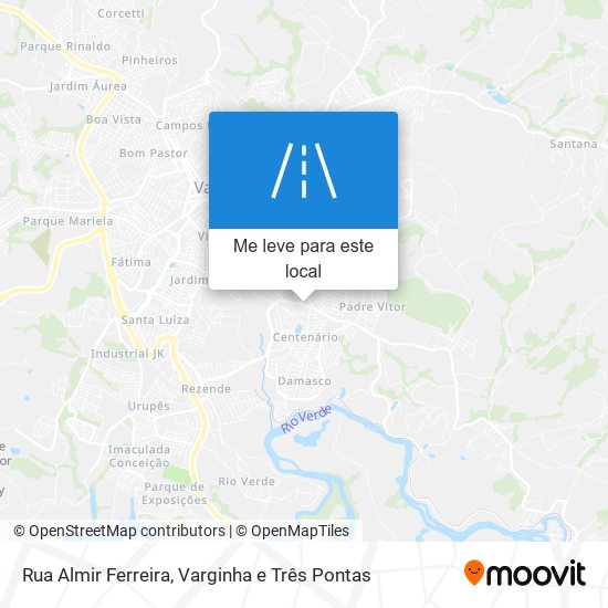 Rua Almir Ferreira mapa