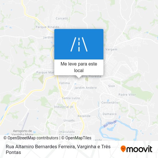 Rua Altamiro Bernardes Ferreira mapa