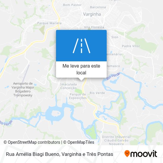 Rua Amélia Biagi Bueno mapa