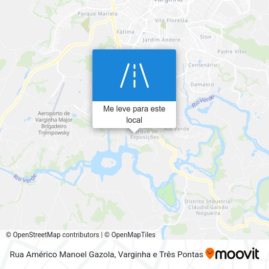 Rua Américo Manoel Gazola mapa