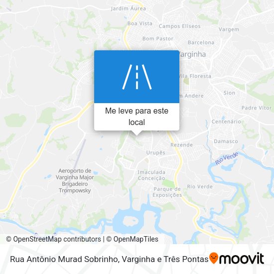 Rua Antônio Murad Sobrinho mapa