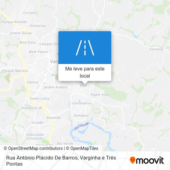 Rua Antônio Plácido De Barros mapa