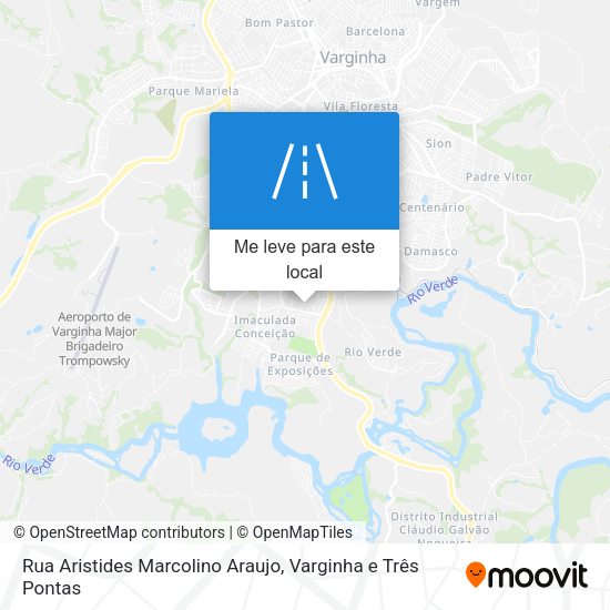 Rua Aristides Marcolino Araujo mapa
