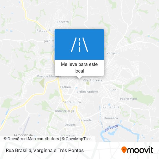 Rua Brasília mapa