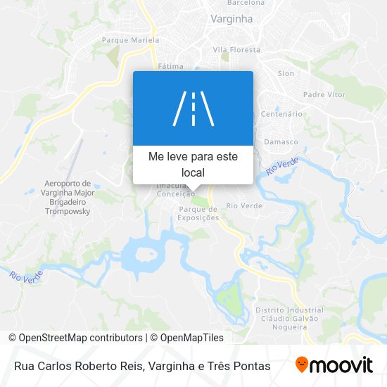 Rua Carlos Roberto Reis mapa