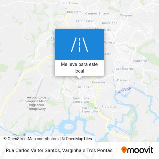 Rua Carlos Valter Santos mapa