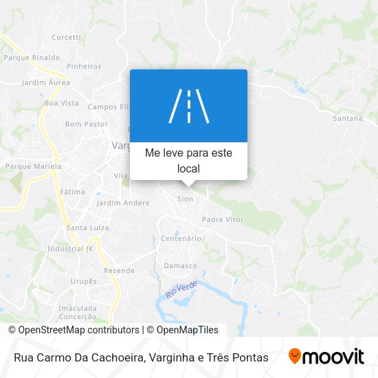 Rua Carmo Da Cachoeira mapa