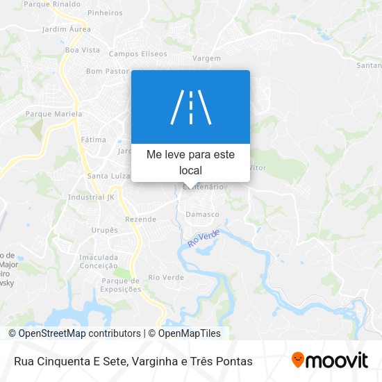 Rua Cinquenta E Sete mapa