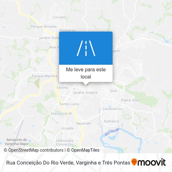 Rua Conceição Do Rio Verde mapa