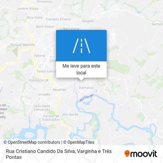 Rua Cristiano Candido Da Silva mapa