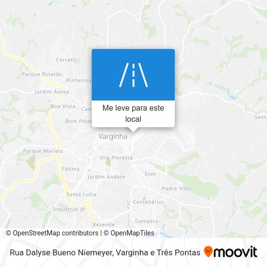Rua Dalyse Bueno Niemeyer mapa
