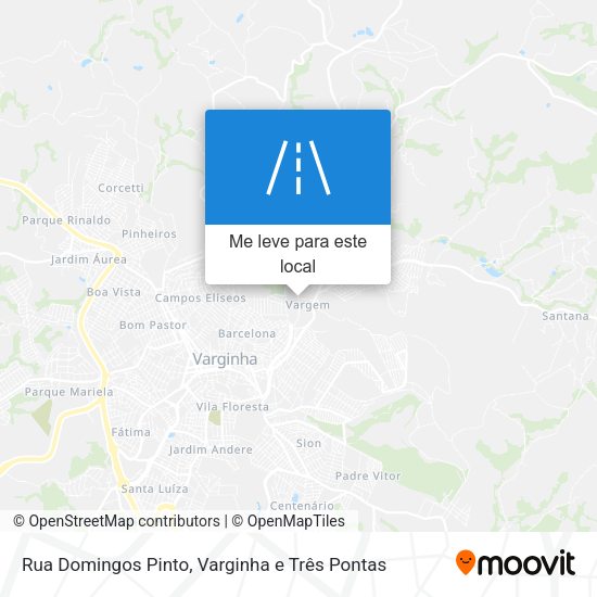 Rua Domingos Pinto mapa