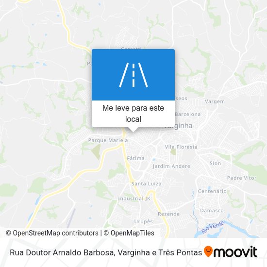 Rua Doutor Arnaldo Barbosa mapa