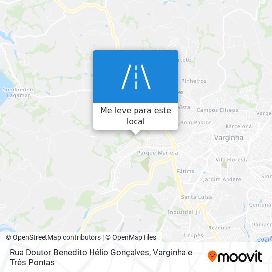 Rua Doutor Benedito Hélio Gonçalves mapa