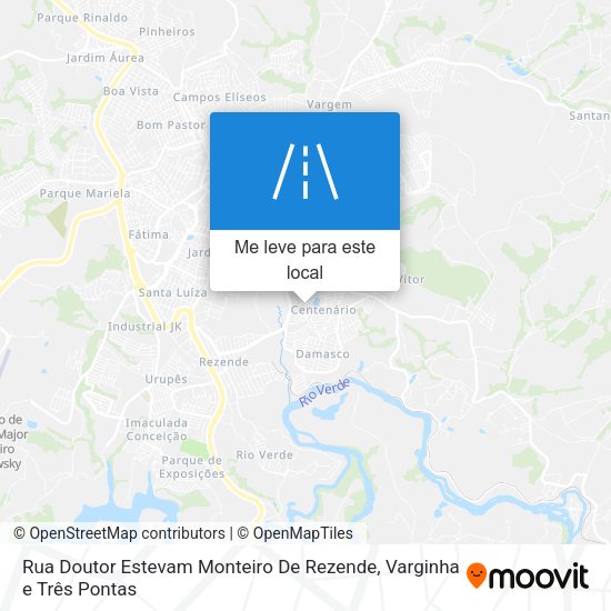 Rua Doutor Estevam Monteiro De Rezende mapa