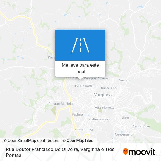 Rua Doutor Francisco De Oliveira mapa
