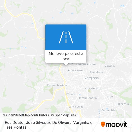 Rua Doutor José Silvestre De Oliveira mapa