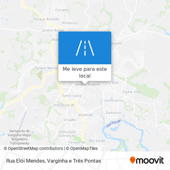 Rua Elói Mendes mapa