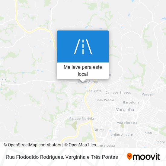 Rua Flodoaldo Rodrigues mapa