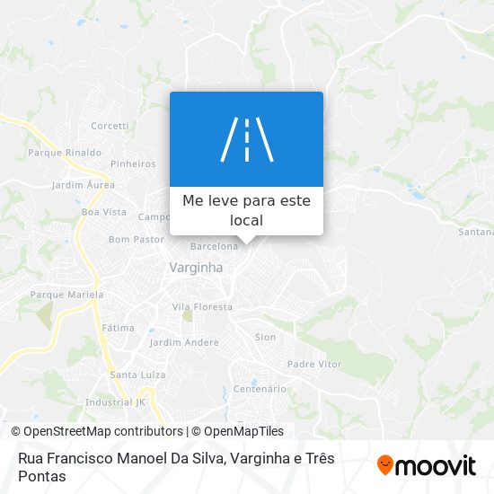Rua Francisco Manoel Da Silva mapa